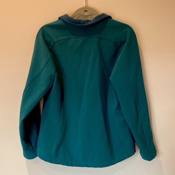 EUC Vintage L.L. Bean Forest Green Fleece-Lined Zip-up Jacket- M - Picture 2 of 11